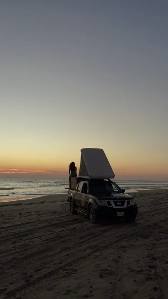 4x4 overland on the beach