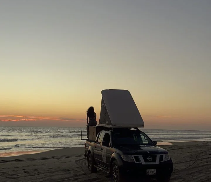 4x4 overland on the beach