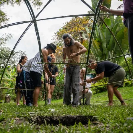 Temazcal ceremony